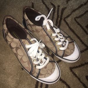 coach 7.5 logo sneakers